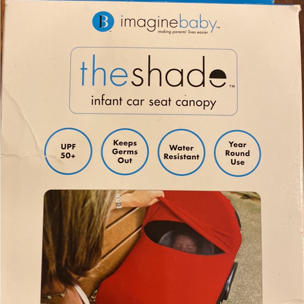 New Infant car seat cover The Shade Red